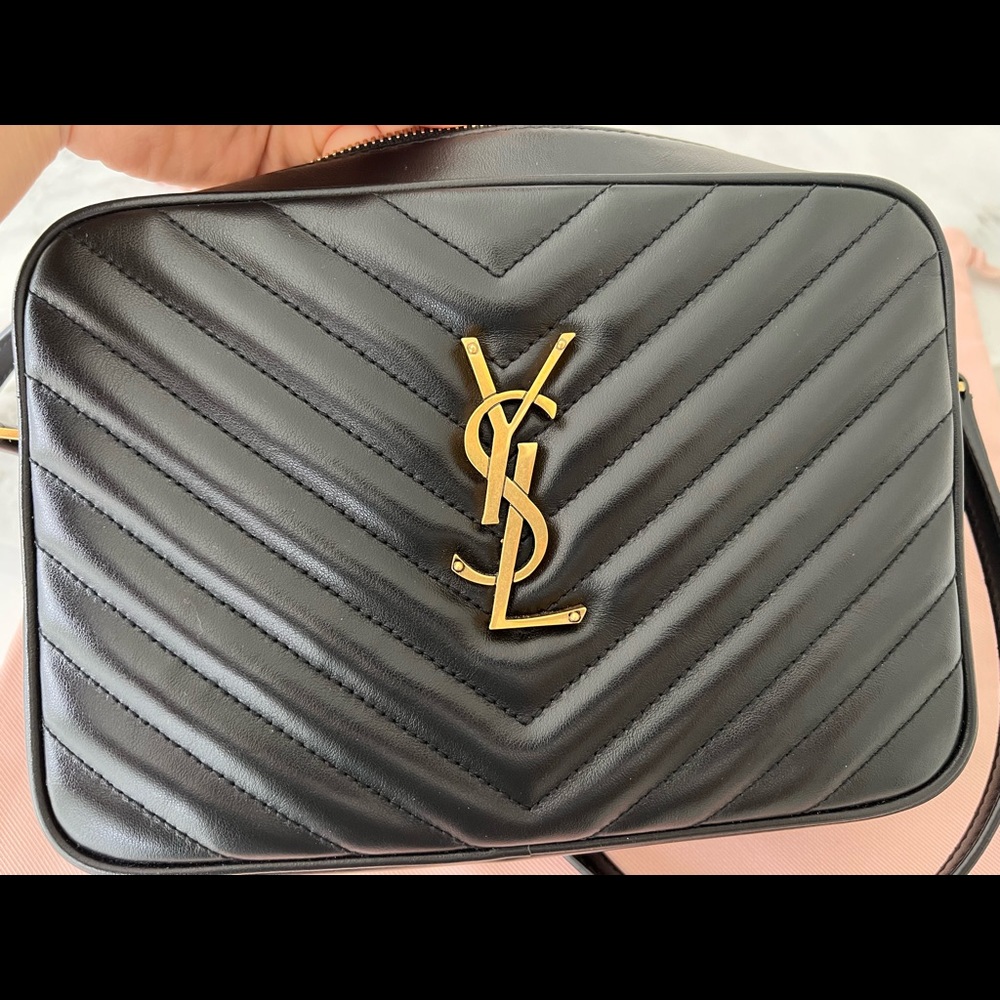Ysl medium lou camera bag black euc Saint Laurent - Picture 6 of 8
